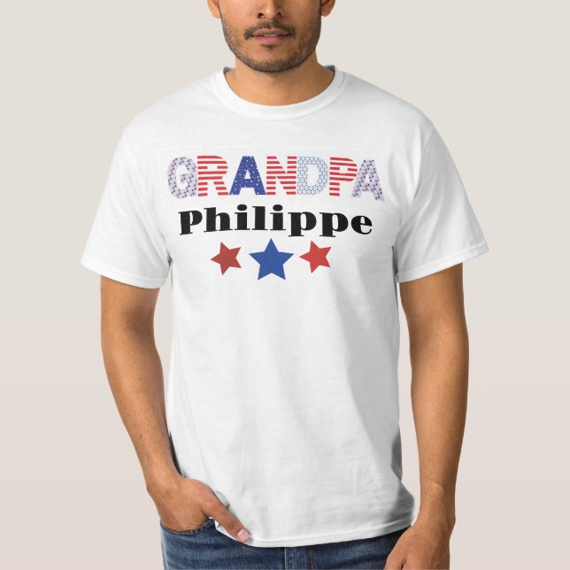 Granpa 4. Juli Patriotisches Hemd T-Shirt (Vorderseite)