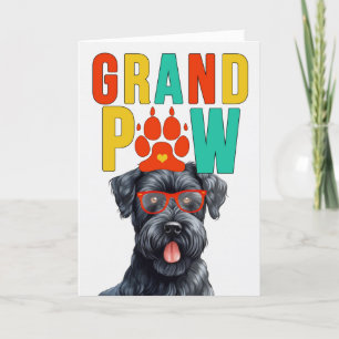 GranPAW Kerry Blue Terrier Funny Grandeltern Day Feiertagskarte