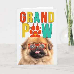 GranPAW Pekingese Hund Funny Grandelterntag Feiertagskarte