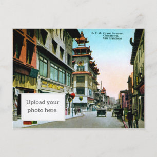 Grant Avenue Chinatown Postkarte