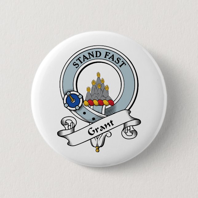 Grant-Clan-Abzeichen Button (Vorderseite)