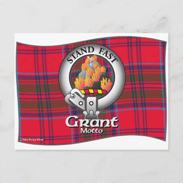 Grant Clan Postkarte (Vorderseite)