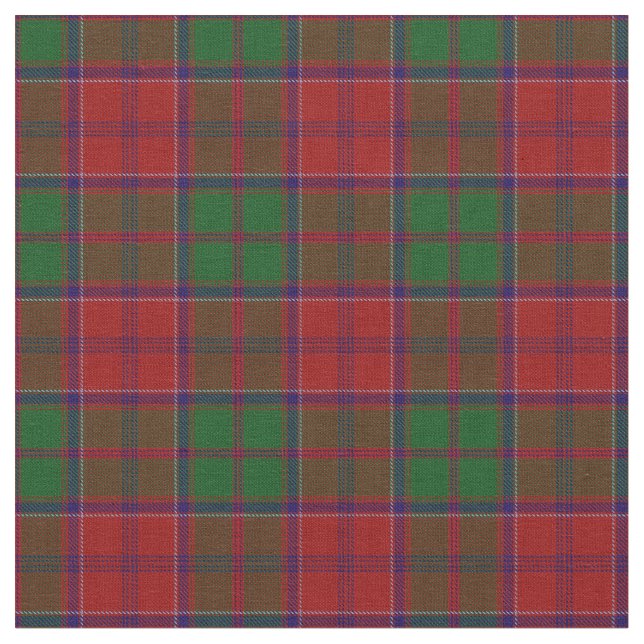 Grant Clan Tartan Kariert Stoff (Nahaufnahme)