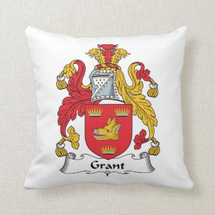 Grant-Familienwappen Kissen