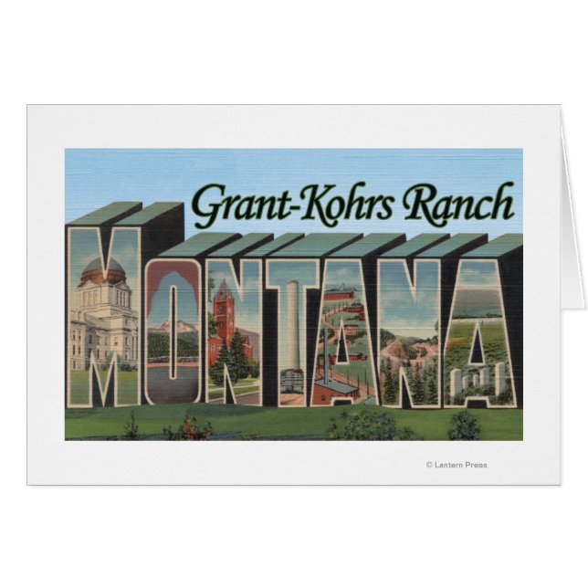 Grant-Kohrs Ranch, Montana - Große Briefszenen (Vorderseite (Horizontal))