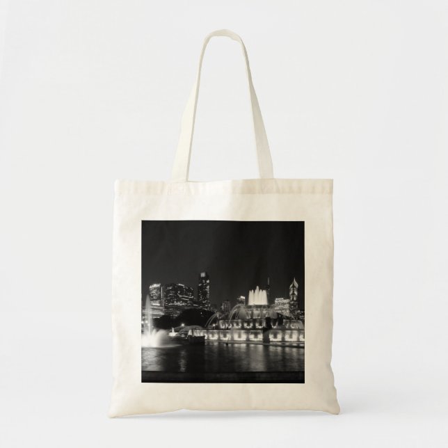 Grant Park Chicago Grayscale Tragetasche (Vorne)