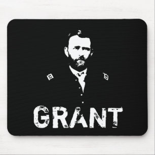 Grant -- Schwarzweiss Mousepad