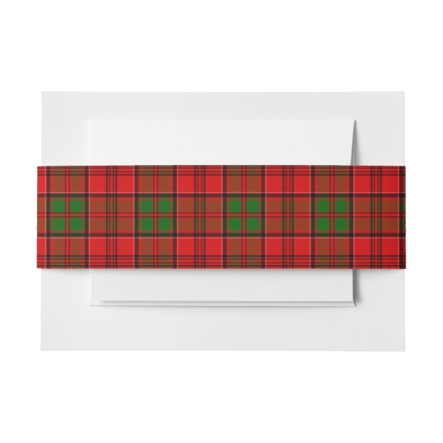 Grant Scottish Tartan Belly Band (Vorderseite Beispiel)