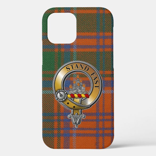 Grant Tartan & Abzeichen Case-Mate iPhone Hülle (Rückseite)