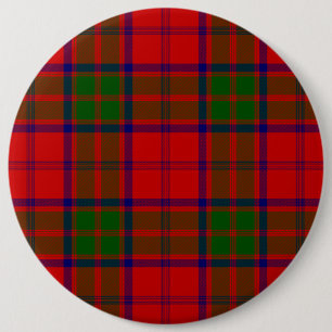 Grant tartan red green kariert button