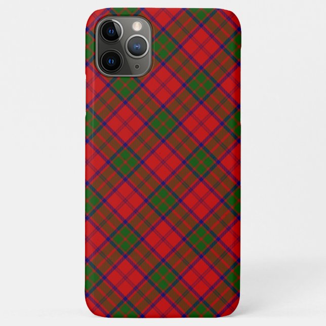 Grant tartan red green kariert Case-Mate iPhone hülle (Rückseite)