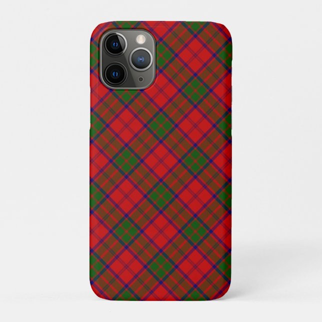 Grant tartan red green kariert Case-Mate iPhone hülle (Rückseite)