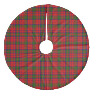 Grant tartan red green kariert fleece weihnachtsbaumdecke