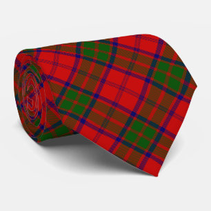 Grant tartan red green kariert krawatte