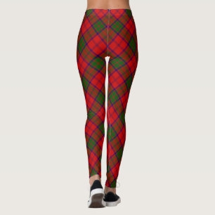 Grant tartan red green kariert leggings