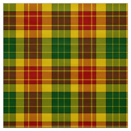 Grant Tartan Red Green und Yellow Karierte Stoffe