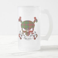 Grant Tartan Skull Tasse