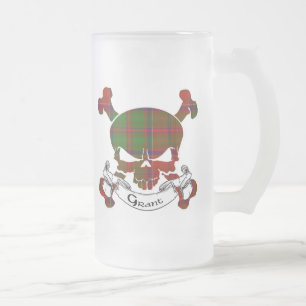 Grant Tartan Skull Tasse