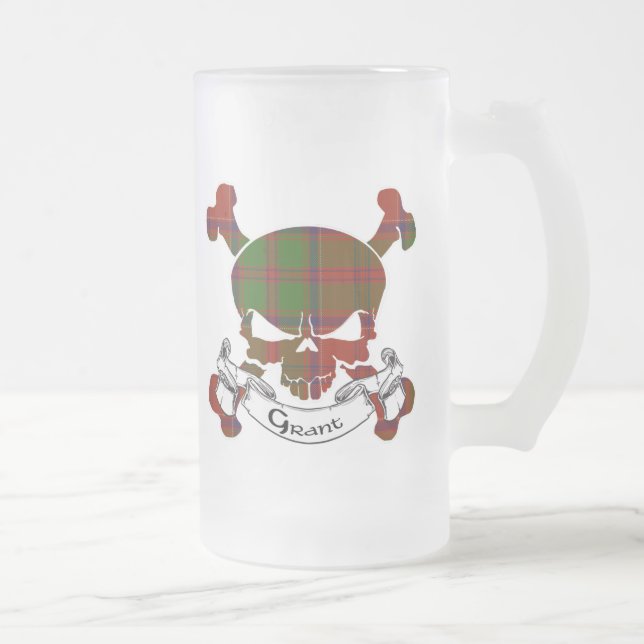 Grant Tartan Skull Tasse (Rechts)