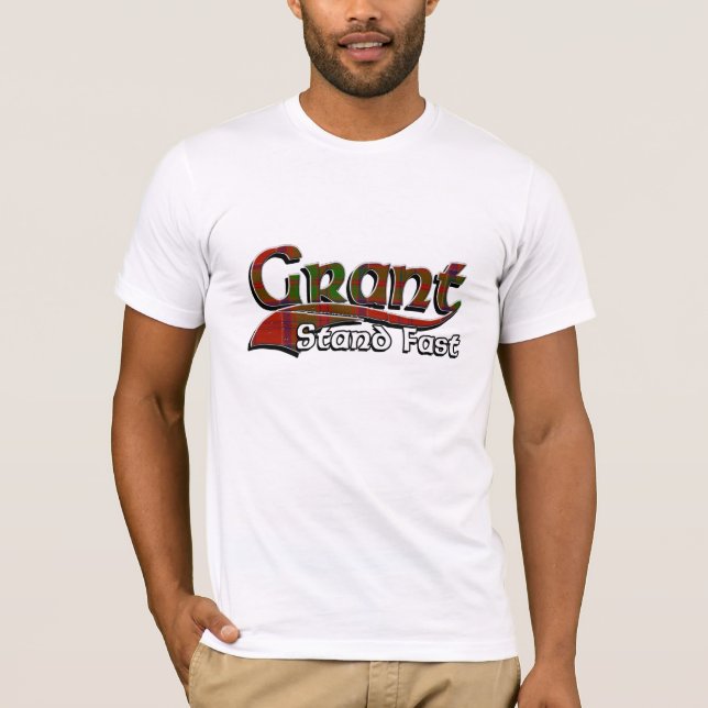 Grant Tartan Stand Fast T - Shirt (Vorderseite)