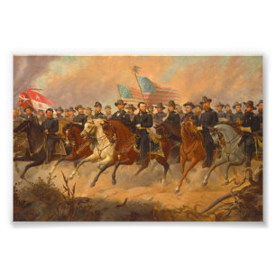 Grant und Seine Generäle von Ole Peter Hansen Ball Fotodruck