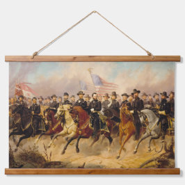 Grant und seine Generals Tapestry Wandteppich Mit Holzrahmen