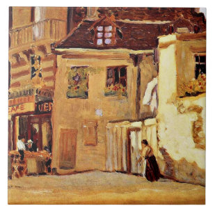 Grant Wood artwork, Landschaft Fliese