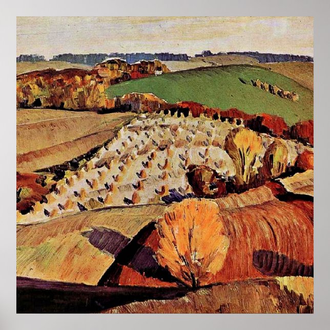 Grant Wood artwork, Landschaft, Poster (Vorne)