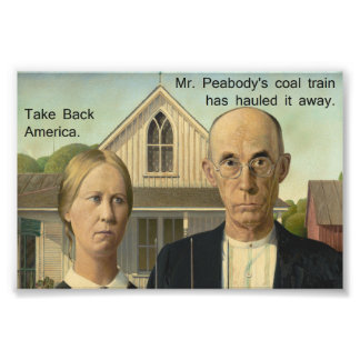 Grant Wood Hauled Fotodruck