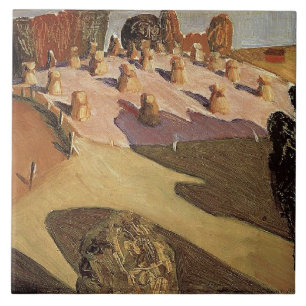 Grant Wood - Iowa Landschaft Fliese