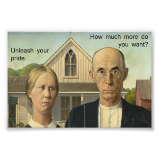 Grant Wood Pride Fotodruck