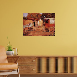 Grant Wood - The Horsetraders Poster