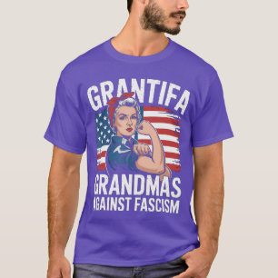 Grantifa Omas gegen Faschismus Flagge Widerstehen T-Shirt