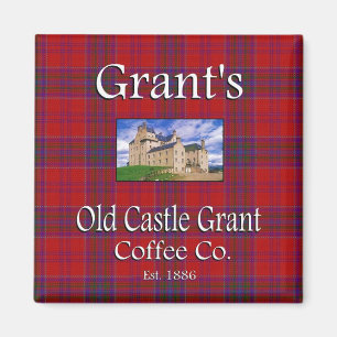 Grant's Old Castle Grant Coffee Co. Magnet
