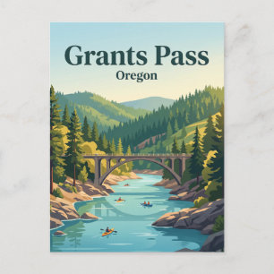 Grants Pass, Oregon Postkarte