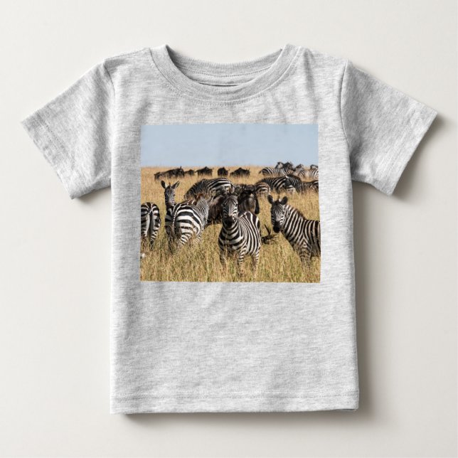 Grant's Zebra Baby T-shirt (Vorderseite)