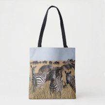 Grant's Zebra Tote Bag