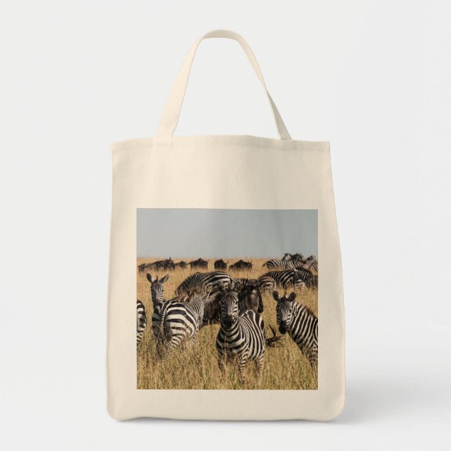 Grant's Zebra Tote Bag Tragetasche (Vorne)