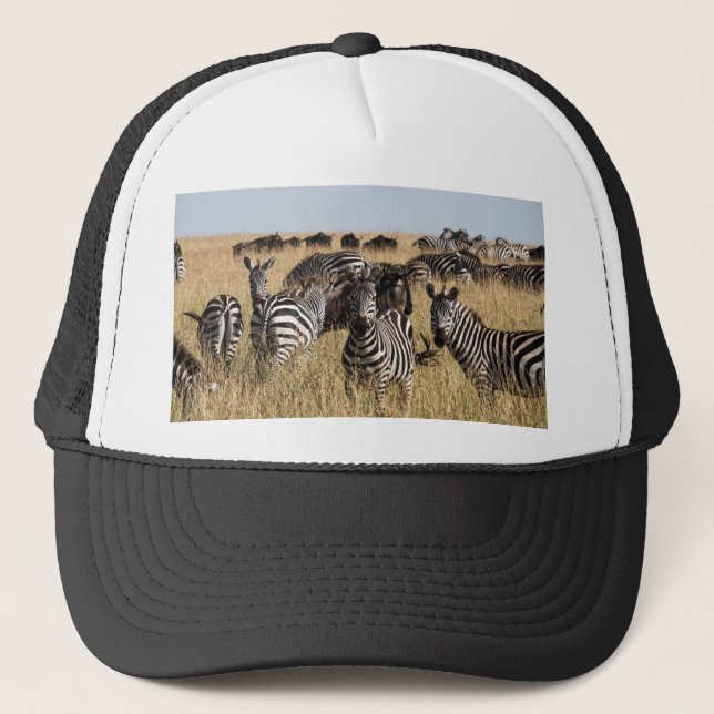 Grant's Zebra Truckerkappe (Vorderseite)