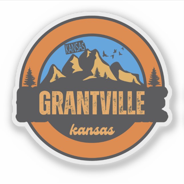 Grantville, Kansas Aufkleber (Vorderseite)