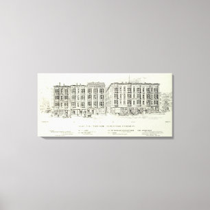 Grantwestseite Sutter und Bush Leinwanddruck