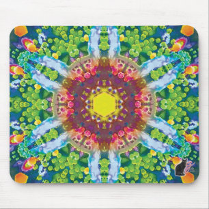 Granular Kaleidoscope Mouse Pad Mousepad