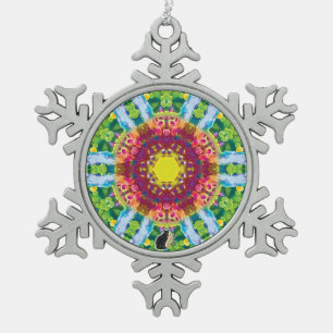 Granular Kaleidoskop Snowflake Ornament