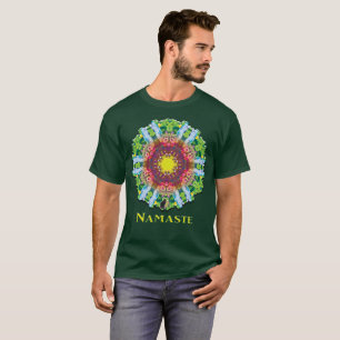 Granulares Namaste-Kaleidoskop-T-Shirt T-Shirt