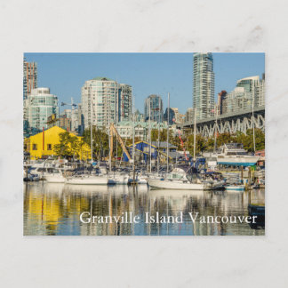Granville Island Vancouver BC Postkarte