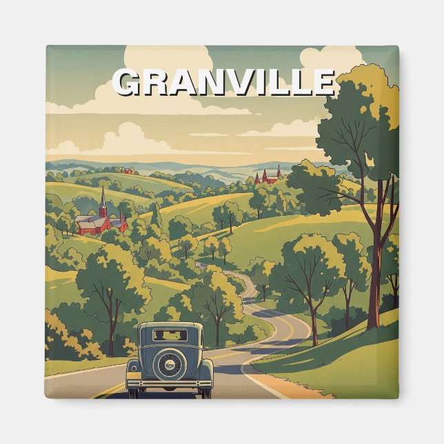 Granville Ohio Travel Magnet (Vorne)