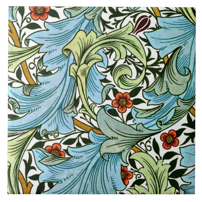 Granville, Vintages William Morris-Muster, Fliese (Vorderseite)