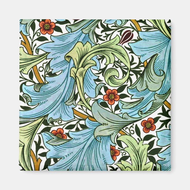 Granville, Vintages William Morris-Muster, Magnet (Vorne)