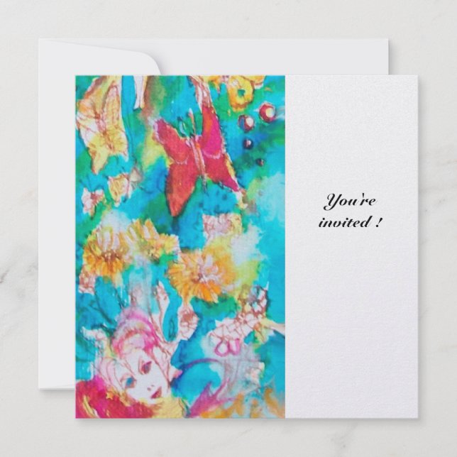 GRAPE FAIRE TALE 2 Metallisches Eis Einladung (Vorderseite)