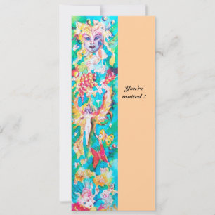 GRAPE FAIRY TALE Pink Blue fucsia white Einladung